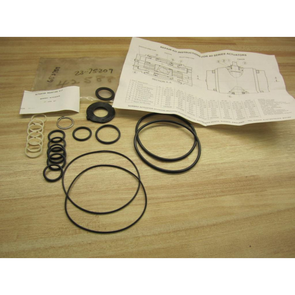 Nobro Actuator 20-FRK-40 Seal Kit