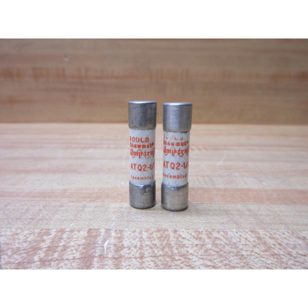 Gould Shawmut Ferraz Mersen ATQ2-12 Fuse Cross Ref 4ZCL3 (Pack of 2) - New No Box