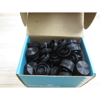Spaenaur 134-092 Shear Loc Knob Fine Ribbed 516" X 1" (Pack of 100)