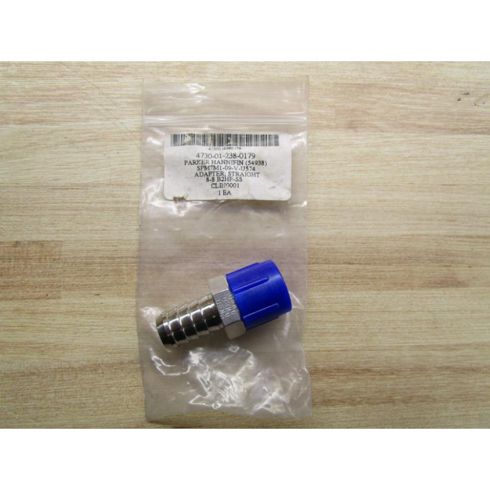 Parker 54938 Adapter SPM7M1-09-V-U574 8-8 B2HF-SS (Pack of 14)