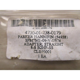 Parker 54938 Adapter SPM7M1-09-V-U574 8-8 B2HF-SS (Pack of 14)