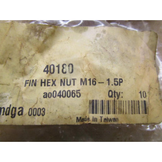 Demag 40180 Hex Nut (Pack of 9)