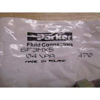 Parker 6F3MXS Connector (Pack of 5)