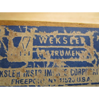 Weksler 16-Z Gauge 0-15 0-35 PSIG - Used