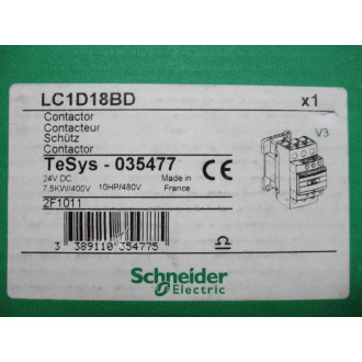 Schneider LC1D18BD Telemecanique Contactor Square D W LAD4TBDL