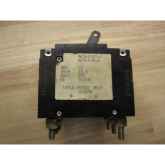 Heinemann 107594 Breaker AM3-Z437-1 AM3-A38-A 15A - Used