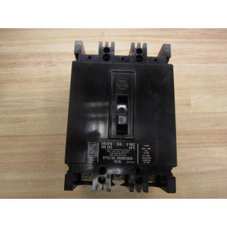 Westinghouse EHB3015 15A Circuit Breaker 4989D52G34 - Used