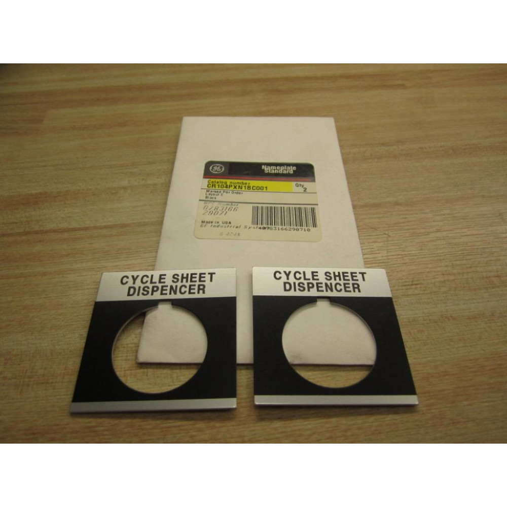 GE General Electric CR104PXN1BC001 Cycle Sheet Dispencer (Pack of 2)
