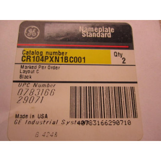 GE General Electric CR104PXN1BC001 Cycle Sheet Dispencer (Pack of 2)
