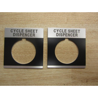 GE General Electric CR104PXN1BC001 Cycle Sheet Dispencer (Pack of 2)