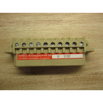 Weidmuller V-932 Terminal Contact Block - Used