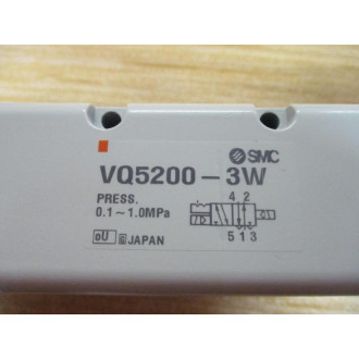 SMC VQ5200-3W Double Solenoid Valve VQ52003W W Screws