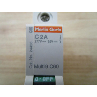 Merlin Gerin 24426 Square D Breaker 2A MG24426 Schneider - Used