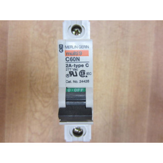 Merlin Gerin 24426 Square D Breaker 2A MG24426 Schneider - Used