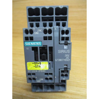 Siemens 3RT2024-2FB40 Power Contactor 3RT20242FB40 - Used