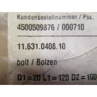 Multivac 11.631.0408.10 Bolt