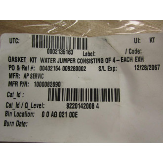 1000082690 Water Jumper Gasket Kit (Pack of 28)
