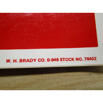 W.H. Brady 76402 Flammable Sign (Pack of 13) - New No Box
