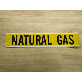 Brady 79036 Natural Gas Sign (Pack of 8) - New No Box