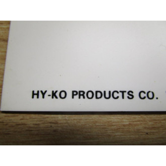 Hy-Ko 523 Danger Sign (Pack of 8) - New No Box
