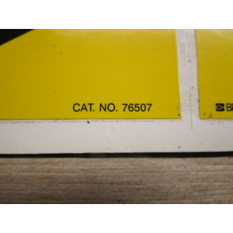 Brady 76507 Direction Sign 2 Stickers (Pack of 7) - New No Box
