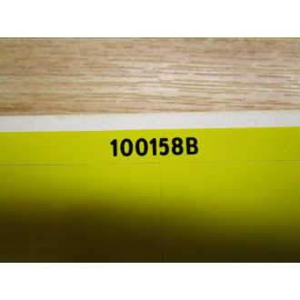 Lab Safety Supply 100158B Polymer Sign - New No Box