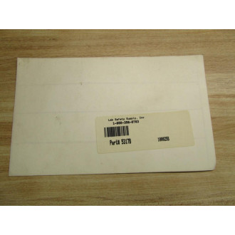 Lab Safety Supply 5317B City Water Sign - New No Box