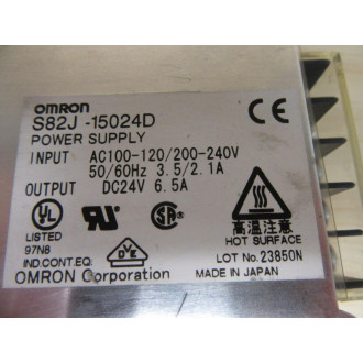 Omron S82J-15024D Power Supply - Refurbished
