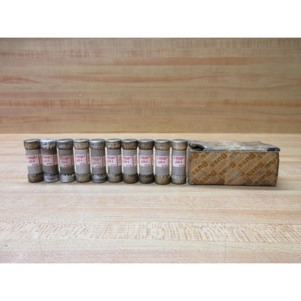 Buss JJS-3 Bussmann Fuse Cross Ref 6F474 (Pack of 10)