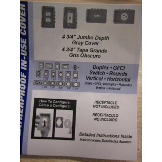 Rexel RX710G Extra Deep Weatherproof Cover - New No Box