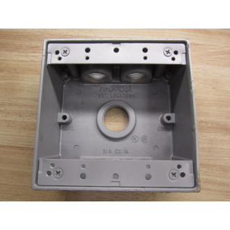 Steel City 25076 Two Gang Outlet Box - New No Box