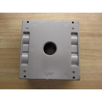 Steel City 25076 Two Gang Outlet Box - New No Box