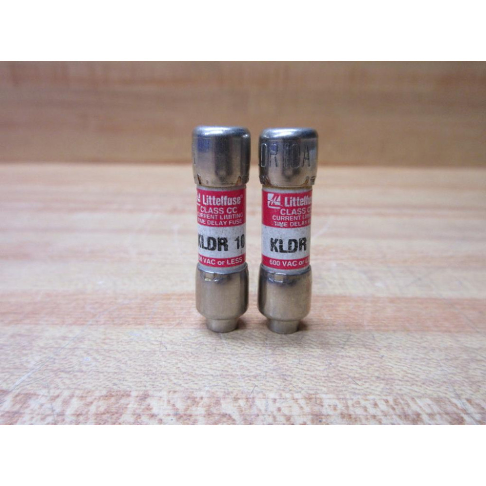 Littelfuse KLDR-10 Fuse Cross Ref 486M37, KLDR010 (Pack of 2) - New No Box