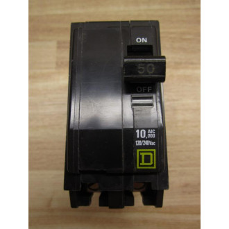 Square D QOB-120240 Circuit Breaker 50 Amp - New No Box
