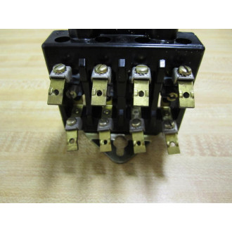 Square D 8501-AO-40 Relay 8501-A0-40 Ser B, 120V110V Coil - Used