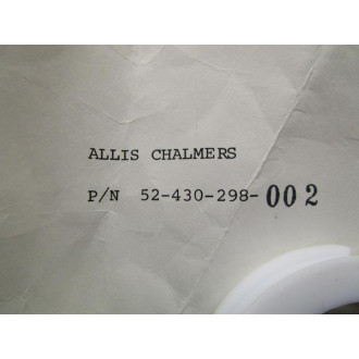 Allis Chalmers 52-430-298-002 O-Ring