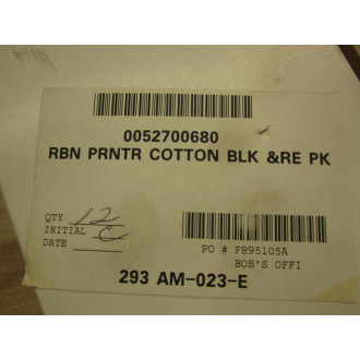 0052700680 Double Spool Inked Ribbons (Pack of 12)