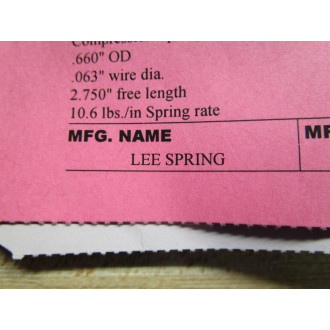 Hess Engineering 1728-1388 Spring Compression (Pack of 6) - New No Box