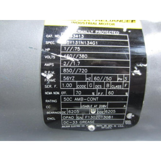 ABB Baldor Reliance 1093413 Motor 109341301 Tested - Used