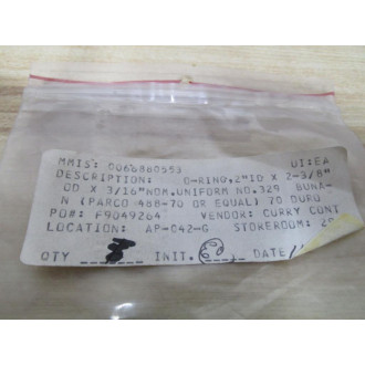 Curry 0066880553 O-Ring (Pack of 2)