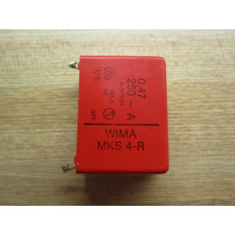 WIMA MKS 4-R Capacitor 0,47 250~ A (Pack of 2) - Used
