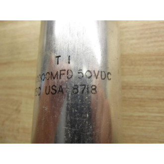 TI 8718 Capacitor +10,000 MFD 50VDC - Used