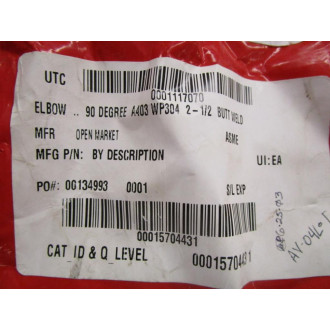 Taylor Forge 19759-10 Elbow 2-12" (Pack of 2)