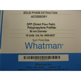 Whatman 6805-8037 Polypropylene Prefilter 90MM DFP (Pack of 16)