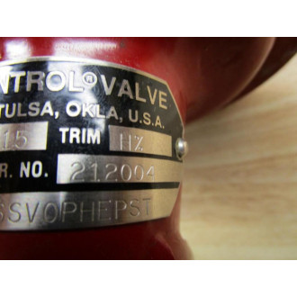 Research Control Valve 1001GCN36SV0PHEPST Valve 1001GCN36SVOPHEPST - Used