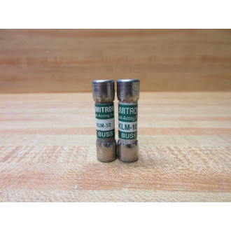 Buss KLM-10 Bussmann Fuse Cross Ref 1CW64 (Pack of 2) - New No Box