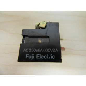 Fuji AC250V6A600V2A Contact Block WExtended Plunger - New No Box