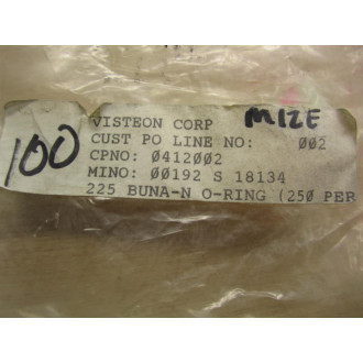 Visteon S18134 O-Ring (Pack of 100)
