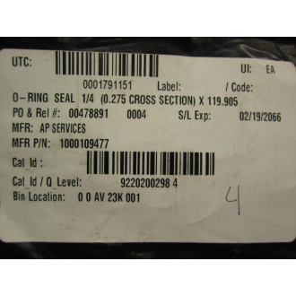 AP Services 1000109477 O-Ring (Pack of 4)