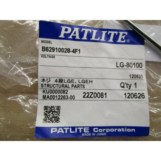 Patlite B62910028-4F1 Hardware